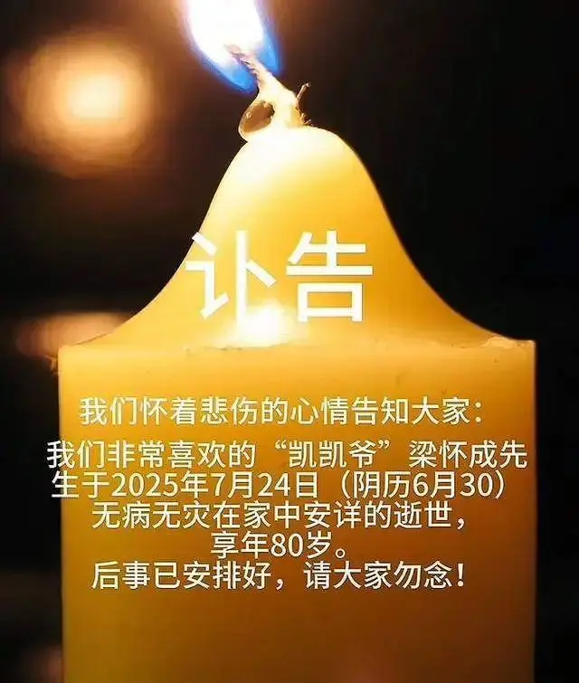 哀悼之讯传来！河南省享有盛誉的网红“凯凯爷爷”不幸离世，他凭借在节目中使用“我嘞个豆”这一充满情感的用语，赢得了众多观众的喜爱。-春天资源分享网