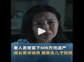 600万遗产案中，继女与亲生子争夺，最终继女与母共分137万，家庭矛盾加剧。-春天资源分享网